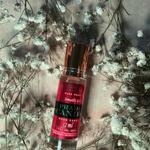 Prada Candy Perfume with Pink and Gold Accents